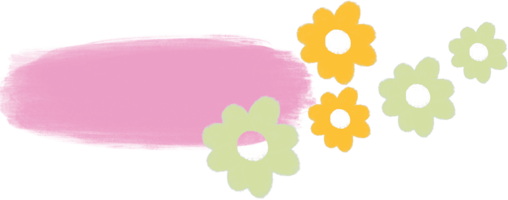 petites fleurs et tache